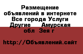 Размещение объявлений в интернете - Все города Услуги » Другие   . Амурская обл.,Зея г.